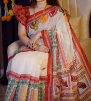 4949 Tangail Silk Shari