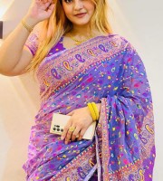 4301 Halfsilk Saree